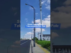 Polos de iluminación de calles y de telecomunicaciones
