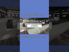 Poste de luz de mástil alto #Lampe haute pole#Metal acero poste