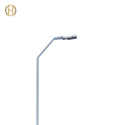 Galvanizado en caliente Q235B poste de luz de calle con color personalizable