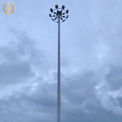 Altura el 15M - los 40M de poste de iluminación del palo de la forma de Dodecagon alta para el aeropuerto