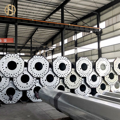 Baja tensión el 11.5M Galvanized Steel Pole Q420B Materia