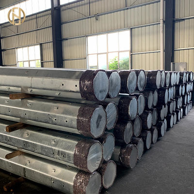 Inmersión caliente poste para uso general de acero galvanizado los 35FT los 40FT el 10.5m el 12m para la distribución de poder