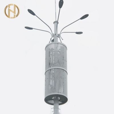 Poste de las telecomunicaciones de la forma de 20 lados con vida de servicio los 40M larga de Rod los 35M de la iluminación