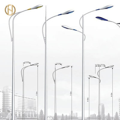 Calle sola/doble poste ligero del brazo el 12M 10M los 8M los 6M Galvanized Light Pole