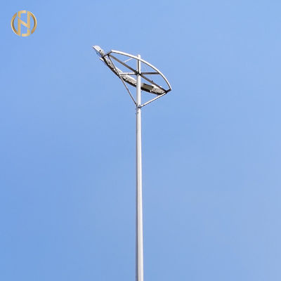 Grueso de la galvanización de poste ligero los 20M los 30M los 80-100μM del palo de Fileds del fútbol alto