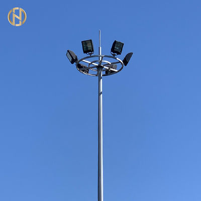 Tipo fijo alta torre de iluminación del palo para los 25M iluminados los 30M los 35M modificados para requisitos particulares