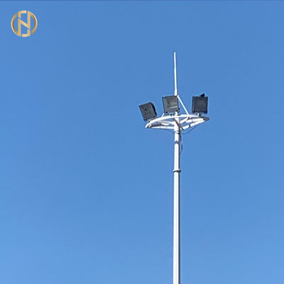 Lámpara poste del palo de Octadecagon del acero Q420 alta los 20M los 30M los 35M los 40M