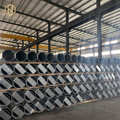 el 12M galvanizaron el factor de seguridad de acero tubular 1340daN de la clase 7 del poste 2,0