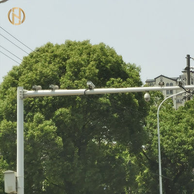 cámara CCTV poste de los 10M Hot Dip Galvanized A36