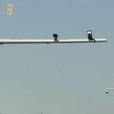Viento de montaje octagonal de la altura del CCTV poste los 3-20M del acero de la forma resistente