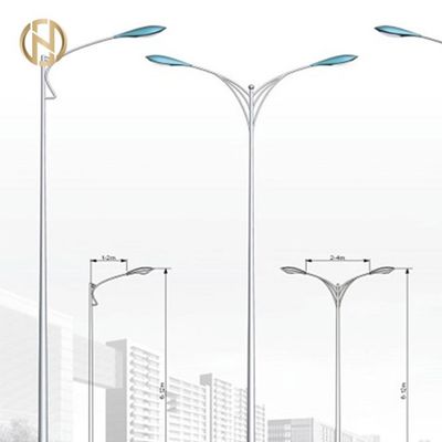 los 30M Q345B galvanizaron la soldadura octagonal de poste AWS D1.1 de la luz de calle