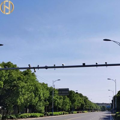 La cámara CCTV de encargo poste del tráfico que supervisa el CCTV fija el sensor del Cmos
