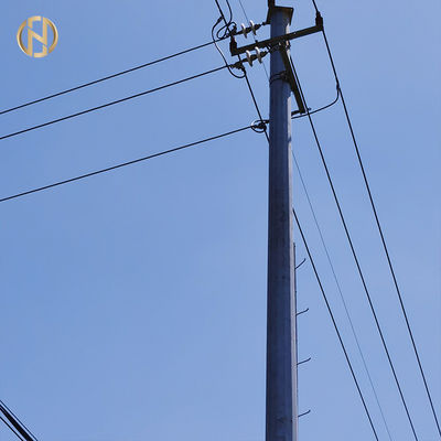 Transmisión de poder tubular de acero poste