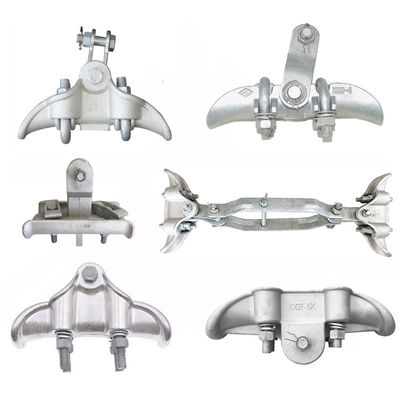 Abrazaderas de la suspensión para el alto voltaje gemelo de Jumper Conductor Electric Power Fittings