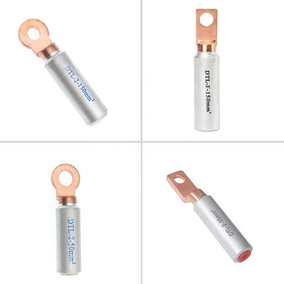 Cobre bimetálico forjado del cable de Pin Type Terminal Lugs Ferrules de la encrespadura