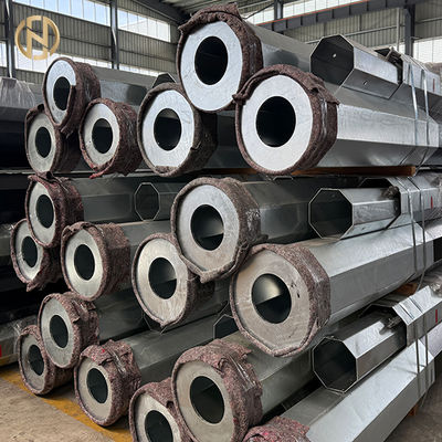 comprar High-quality Export Octagonal Hot-dip Galvanized Transmission Line Steel Poles online manufacture
