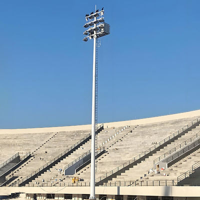 comprar Mástil de iluminación de estadio poligonal de mástil alto con luces de ángulo amplio y alto flujo luminoso para la iluminación del estadio online manufacture
