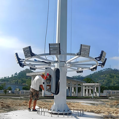 comprar Suministro directo de fábrica 25m 30m Mástil alto Luz Poste de lámpara ajustable Equipamiento eléctrico online manufacture