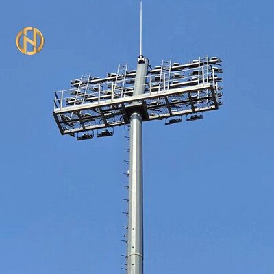 comprar Puente de iluminación de mástil alto con sistema de elevación automática 20M 25M 30M 35M Estadio y aeropuerto torre de iluminación IP65 galvanizado en caliente online manufacture