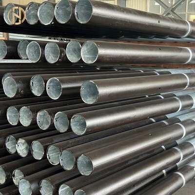 comprar Polvo de acero galvanizado galvanizado caliente Q355 6m 9m 12m Polvo eléctrico escalonado para iluminación callejera y transmisión de energía online manufacture