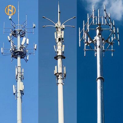 comprar Q355 Torre de telecomunicaciones de acero galvanizado monopólico (15m-45m) online manufacture