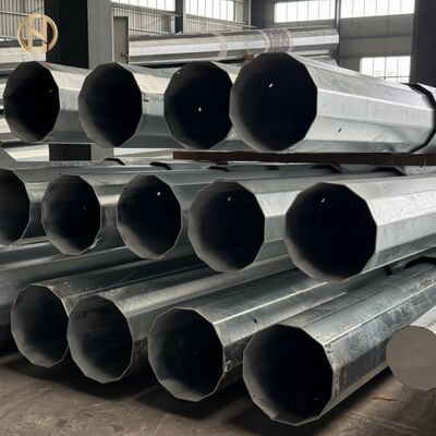 comprar Polvo de energía de acero octogonal galvanizado en caliente personalizable - Infraestructura de transmisión aérea de alta resistencia - 18 años de garantía de calidad de la fábrica de origen china online manufacture