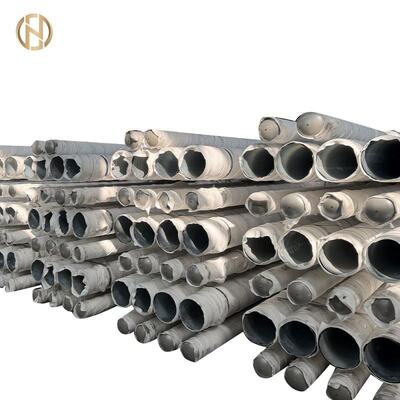 comprar Poste de acero estampado galvanizado en caliente de 9m y 12m, poste para servicios públicos de transmisión de distribución de energía eléctrica circular redonda Q235 Q345 online manufacture