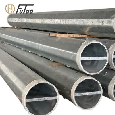 Comprar Polvo de iluminación de mástil de 30 m de altura ️ Acero galvanizado poligonal para iluminación de estadios y puertos marítimos online manufacture