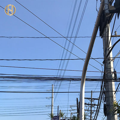 comprar El acero eléctrico poste de la telecomunicación SS400 modificó para requisitos particulares online manufacture