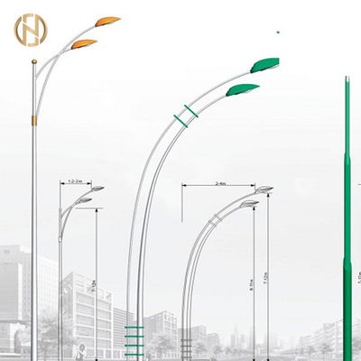 comprar viento galvanizado los 3-12M de poste de la lámpara de calle resistente online manufacture