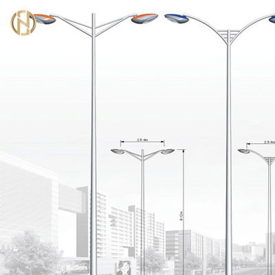 comprar Calle solar galvanizada poste ligero/poste de acero de poste ligero/de la lámpara con los brazos simples o dobles online manufacture