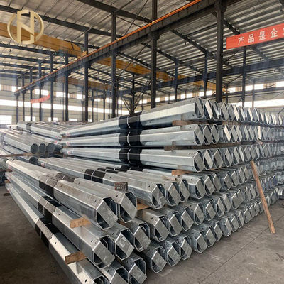 comprar Compañia de electricidad eléctrica de pintura negra poste de poste 10M 700daN de la corriente online manufacture