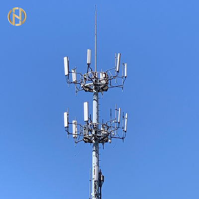 comprar línea de transmisión celular del 120FT corrosión anti de poste con la cubierta de la fibra de vidrio online manufacture