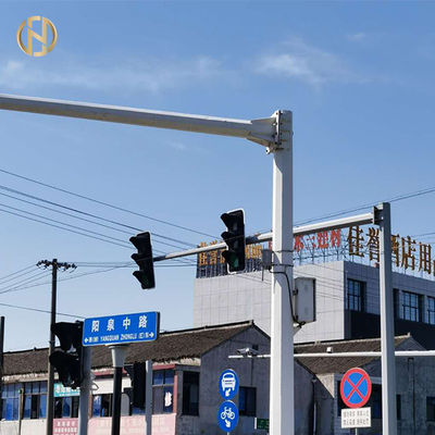 comprar tipo poligonal del poste T de la cámara de seguridad de poste de la cámara CCTV de los 6M los 8M para Main Street online manufacture