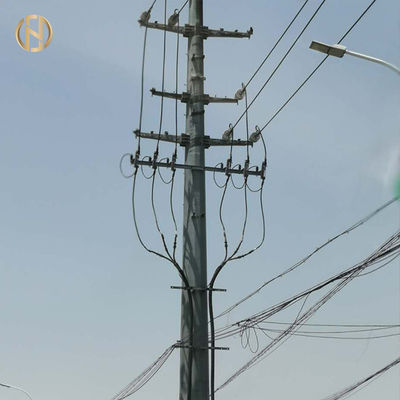 comprar transmisión de acero tubular de 6000daN poste el 19M Galvanised Davit Arm online manufacture