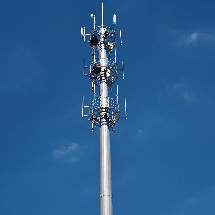 Futao Telecommunication Post Calculación de la deformación y análisis de la estructura del poste de acero