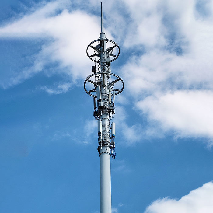 Sección 2 del poste de telecomunicaciones poligonal personalizado