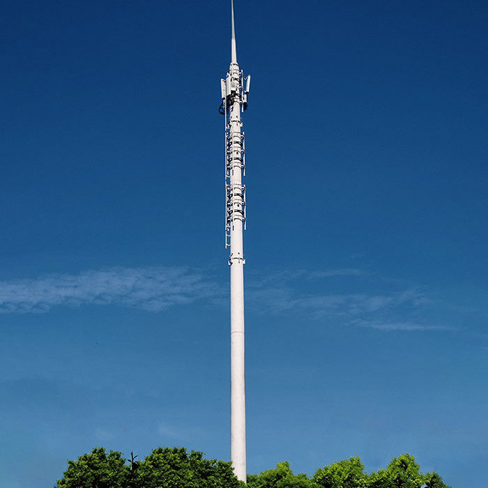 Antennas de acero de 40 m Monopoles con alta resistencia normalizada