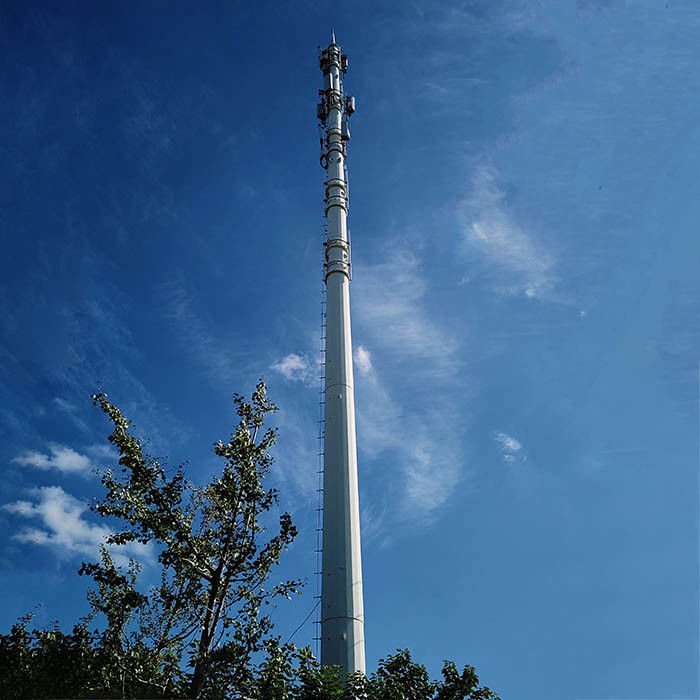15m-60m Alturas de los postes de telecomunicaciones con 25m/s de cálculo de la presión del viento