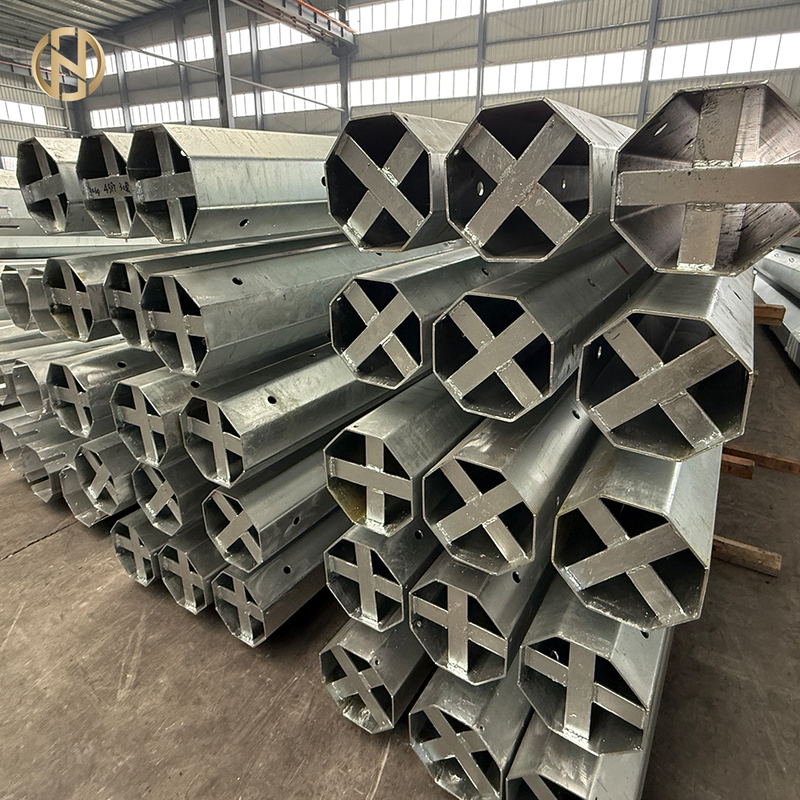 Línea de transmisión galvanizada octogonal de alta calidad de exportación