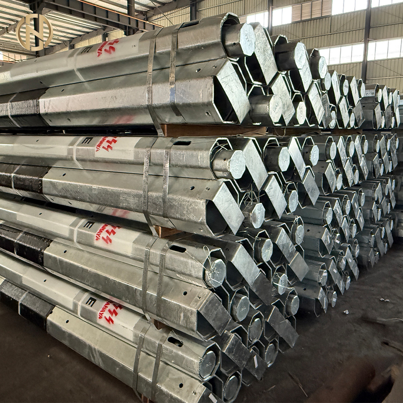 Línea de transmisión galvanizada octogonal de alta calidad de exportación