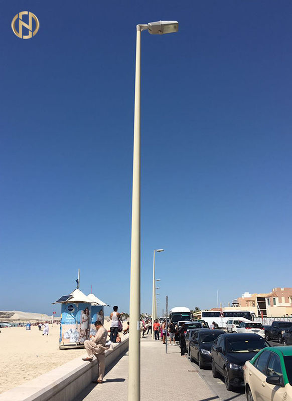 Brazo ligero octagonal poste ligero de poste Q345B de calle solo los 3-12M Height