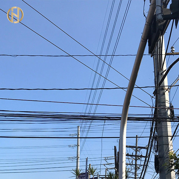 El acero eléctrico poste de la telecomunicación SS400 modificó para requisitos particulares