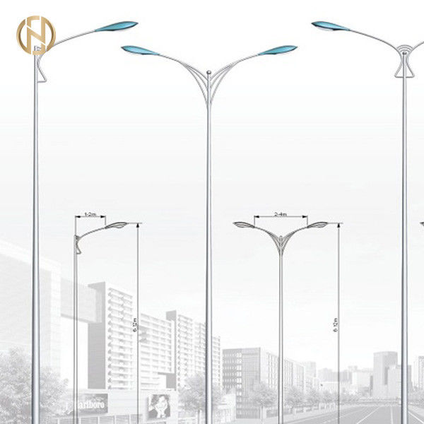 IP65 galvanizó la luz poste del 12M Single Arm Street