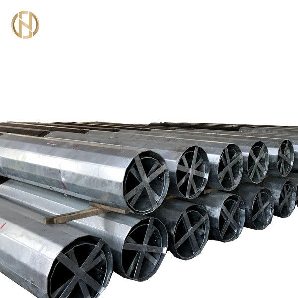Clase galvanizada rollo caliente 2 1050daN el 11.8m 4m m de poste de poder del metal 33KV