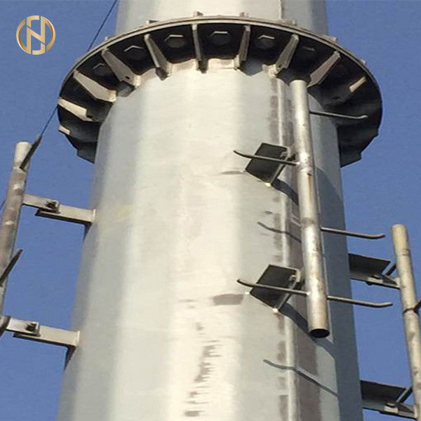 Resistencia galvanizada del terremoto de la altura de Electric Power poste los 35m buena