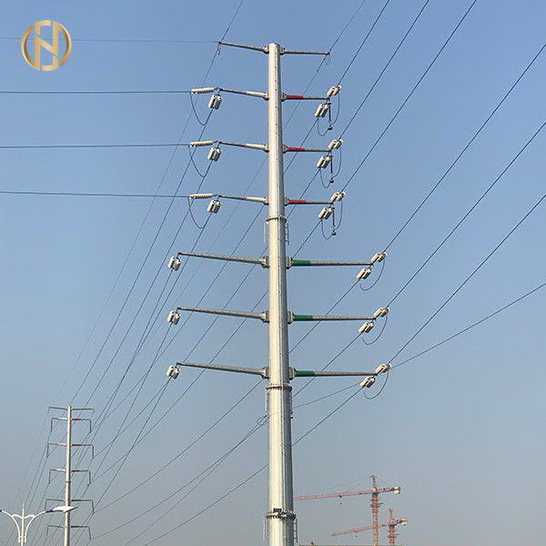La inmersión caliente para uso general de acero eléctrica de Dodecagon poste galvanizó los 32m el 110FT