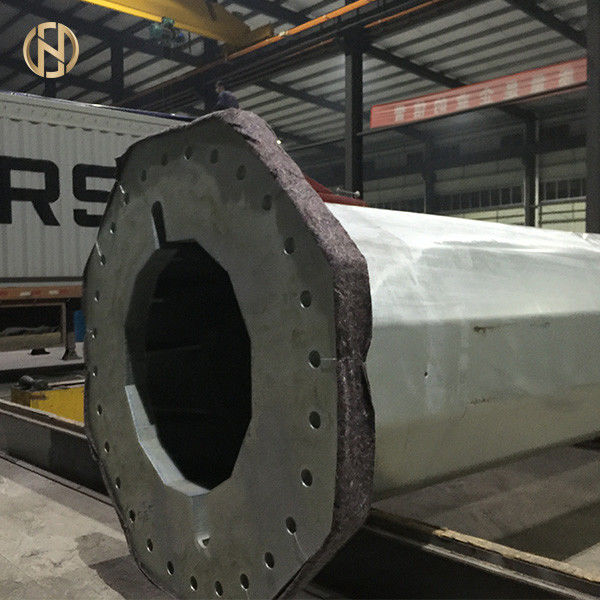 La inmersión caliente para uso general de acero eléctrica de Dodecagon poste galvanizó los 32m el 110FT