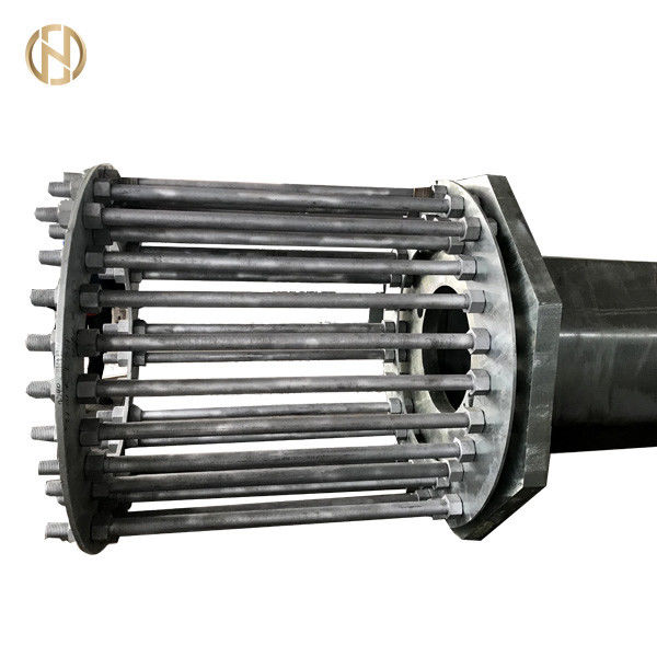 Enrolle a poste para uso general de acero resistente los 39m 220KV 230KV 380KV con el hardware Q500C