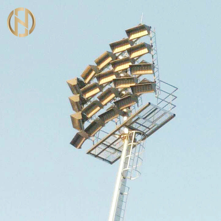 Tipo fijo alta torre de iluminación del palo para los 25M iluminados los 30M los 35M modificados para requisitos particulares